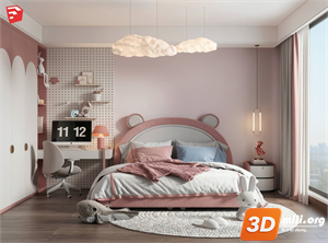 Children Room Scenes Skp FIles 